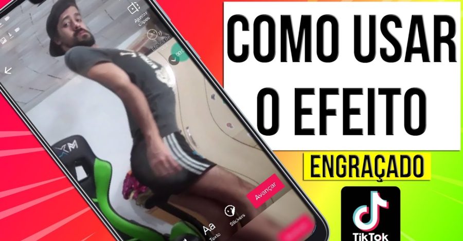 Como colocar um vídeo de trás pra frente no Tiktok Efeito Reverso Tik