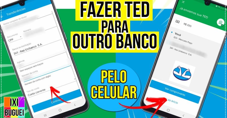 PASSO A PASSO FAZER TED PELO CELULAR | BANCOS DIFERENTES ( MERCADO PAGO )