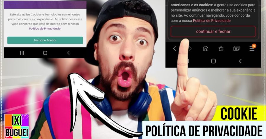 MENSAGEM DE COOKIES QUE APARECE NA PÁGINA? O QUE É ? | ( Política de Privacidade )