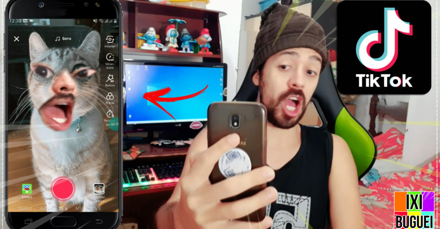 TIKTOK: Efeito Objeto Falante ( Filtro que aparece apenas boca olhos e nariz )