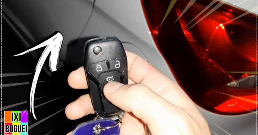 Como Abrir o Porta Malas do Carro FORD KA ( Pela Chave )