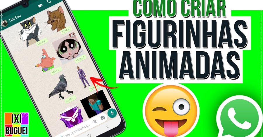 Como criar qualquer figurinha animada do whatsapp | Como fazer Stickers  personagens ou outro | 2020