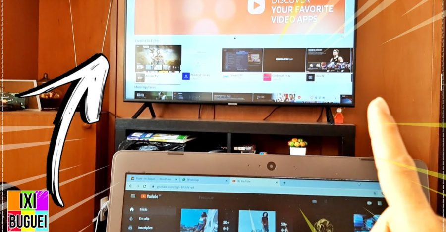 Como Espelhar o Notebook na Televisão ( Sem Fios ) | Conectar Note na Tv | Transmitir
