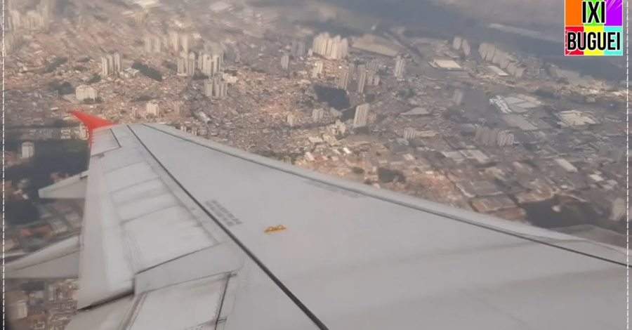 Filmagem da Janela: Avião Decolando e Aterrisando ( Brasil ) | aeroporto: GRU x CNF