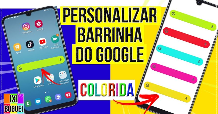 Como Mudar a Cor da Barra de Pesquisa do Google | Personalizar Widget