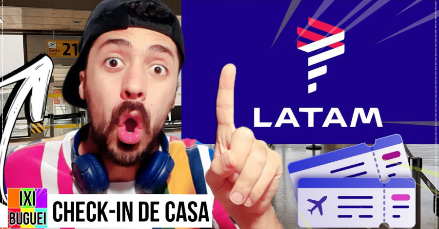 Como Fazer check-in ONLINE na LATAM ( Fazer de Casa | Viagem Nacional / Avião )