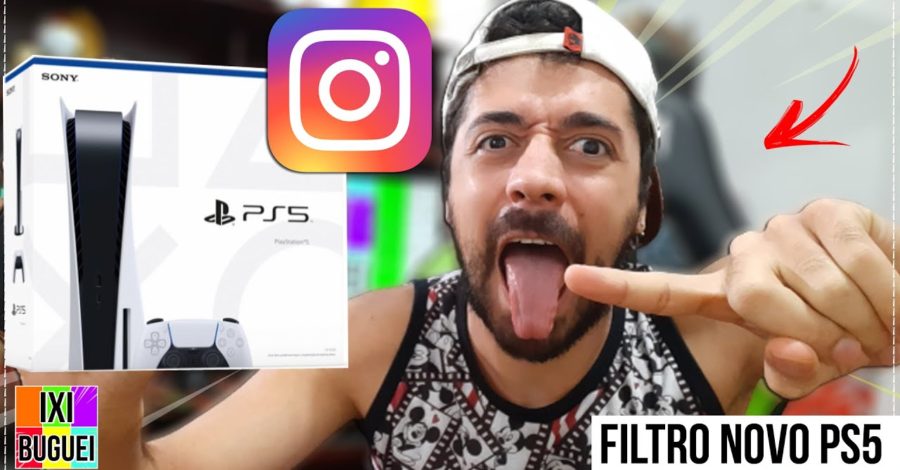 O Filtro Caixa do PS5 no Instagram que Parece Real ( Stories | Playstation 5 ) Como Achar