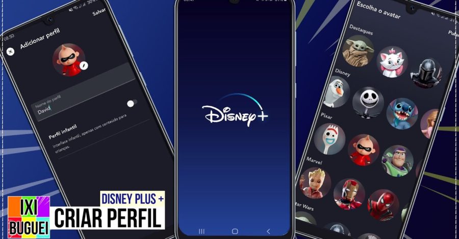 Como Criar Perfil no Disney Plus + Escolher Avatar Personalizado ( Editar | Excluir )
