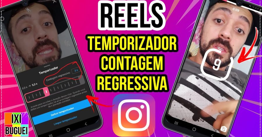 Colocar Temporizador no Instagram Reels gravar com Contagem Regressiva