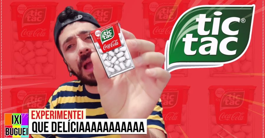 Experimentei o Novo Tic Tac de Coca-Cola Edição Limitada