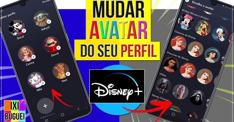 Como Alterar o Avatar do Disney Plus + ( Mudar Imagem, trocar foto do personagem no Perfil )