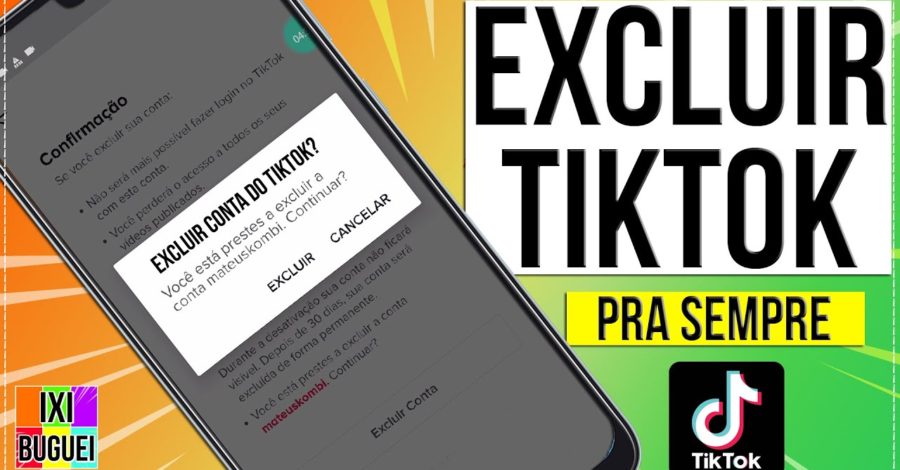 Como Excluir Conta do Tiktok Pra Sempre | Deletar Perfil Permanentemente