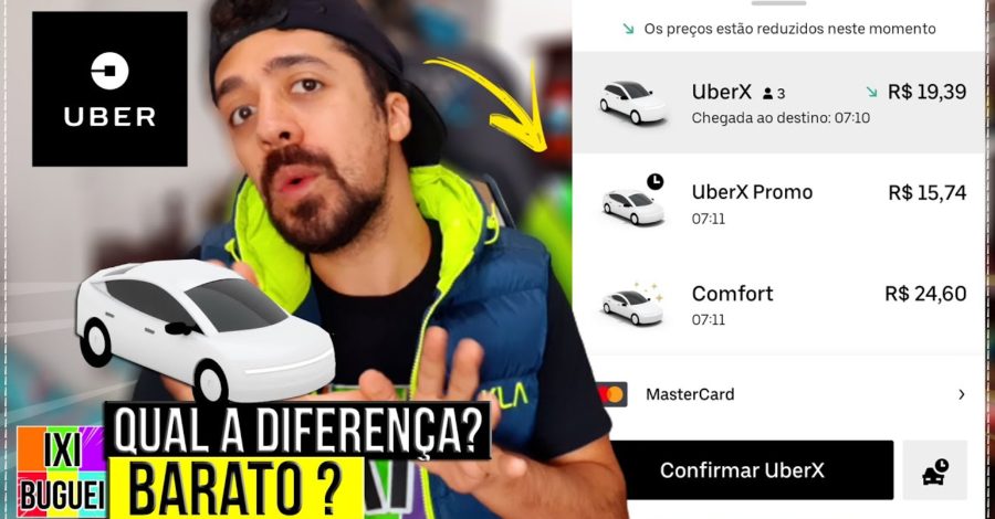 Qual a Diferença de Uber Promo, Uber X e Comfort