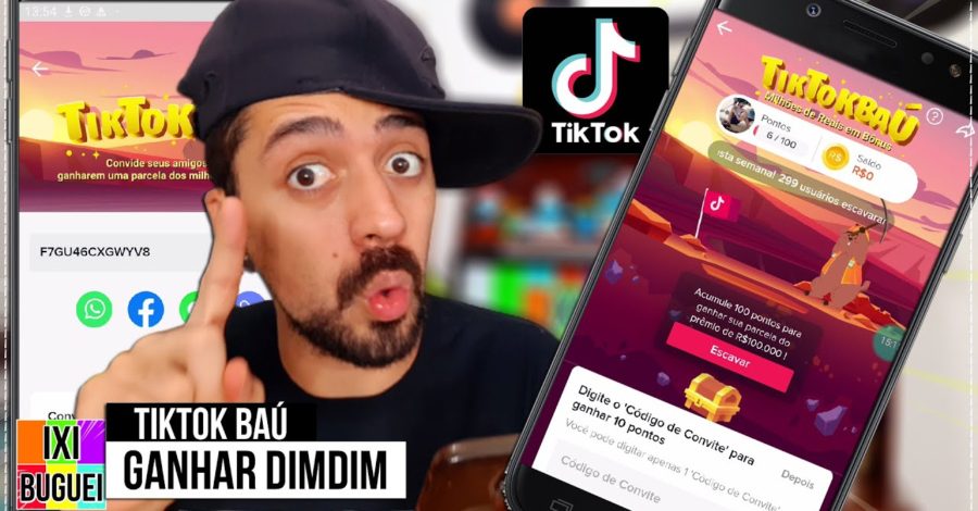 Nova Promoção do Tik tok – TikTokBaú – Milhões de Reais em Bônus ( Escavar )