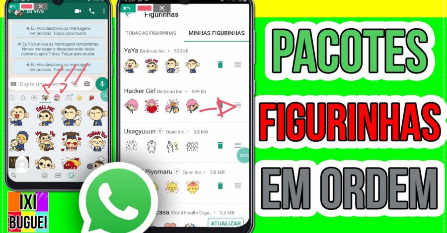 Como Organizar Pacote de Figurinhas no Whatsapp