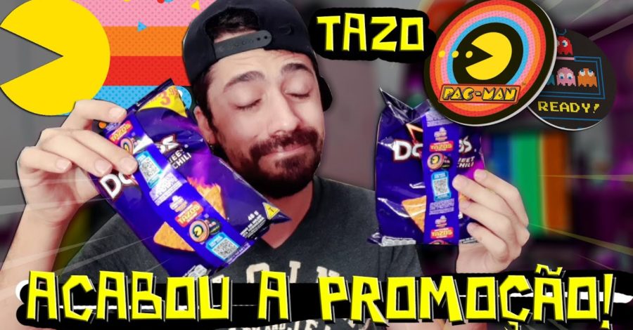 😭 ACABOU A PROMOÇÃO DOS TAZOS PAC-MAN DA ELMA CHIPS
