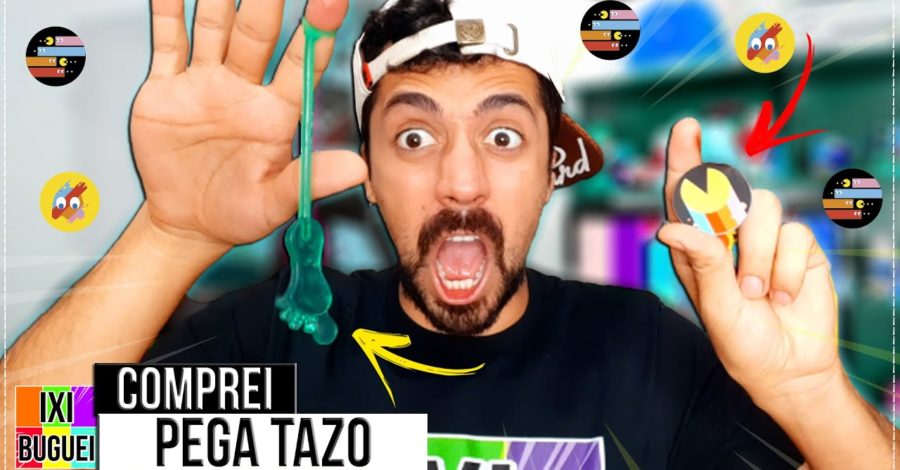 😱 Comprei um PEGA TAZO  e usei nos TAZOS PACMAN