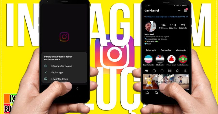 Resolvi em 2 minutos o Erro no Instagram, Fechando Sozinho com Falhas – Fechar app
