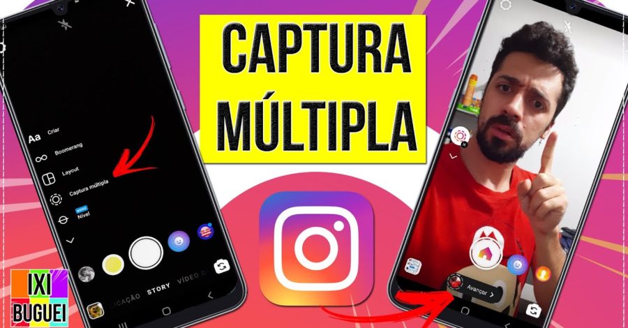 Como Usar a Nova Função Captura Múltipla do Instagram Storie
