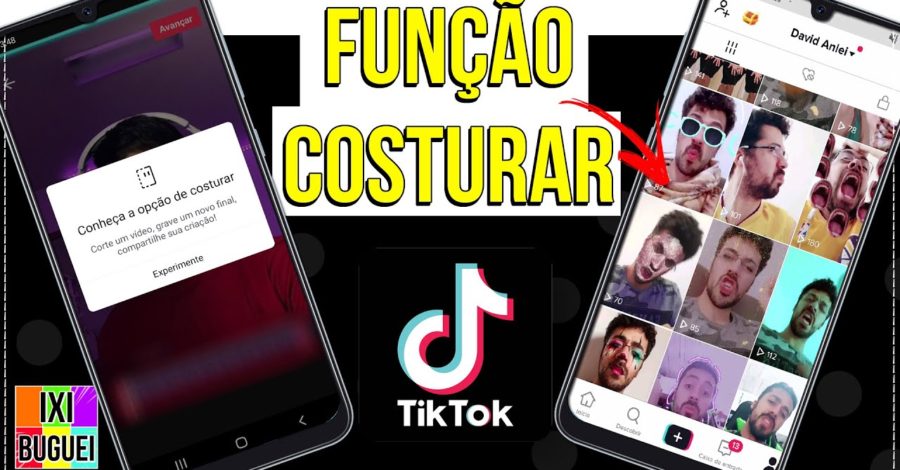 TIK TOK : Função Costurar Vídeo com outra Pessoa ( Como Usar, Como Funciona )