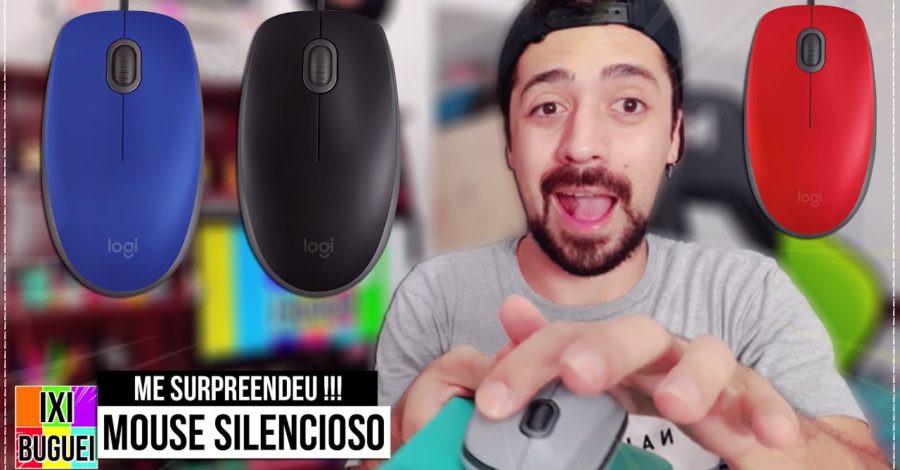 Mouse SILENCIOSO Logitech M110 Silent Usb ( Unboxing e Teste )