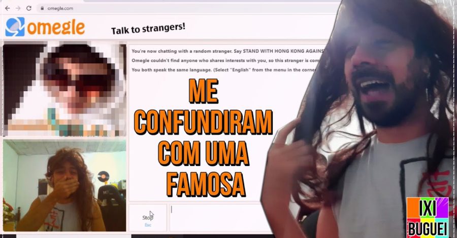 CONVERSANDO COM ESTRANHOS NO OMEGLE ( TENTEI KKK )