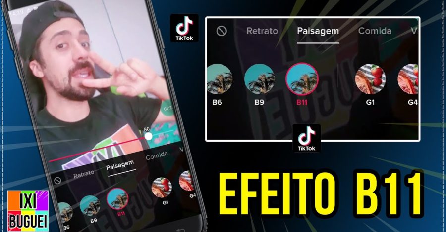 Como Usar o Efeito B11 no Tiktok ( Filtro de Câmera )