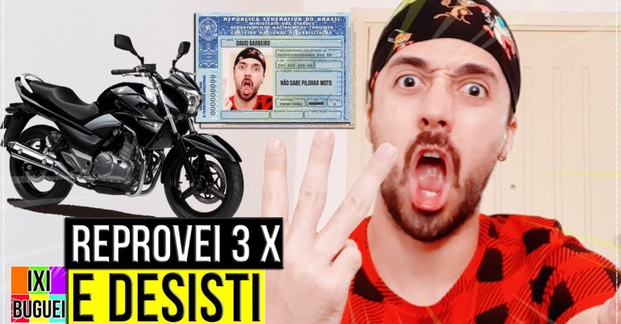 🏍 Reprovei 3 Vezes no Exame de Moto e DESISTI de Tirar Carteira A !