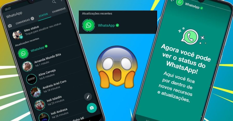 AGORA VOCÊ PODE VER O STATUS DO WHATSAPP OFICIAL