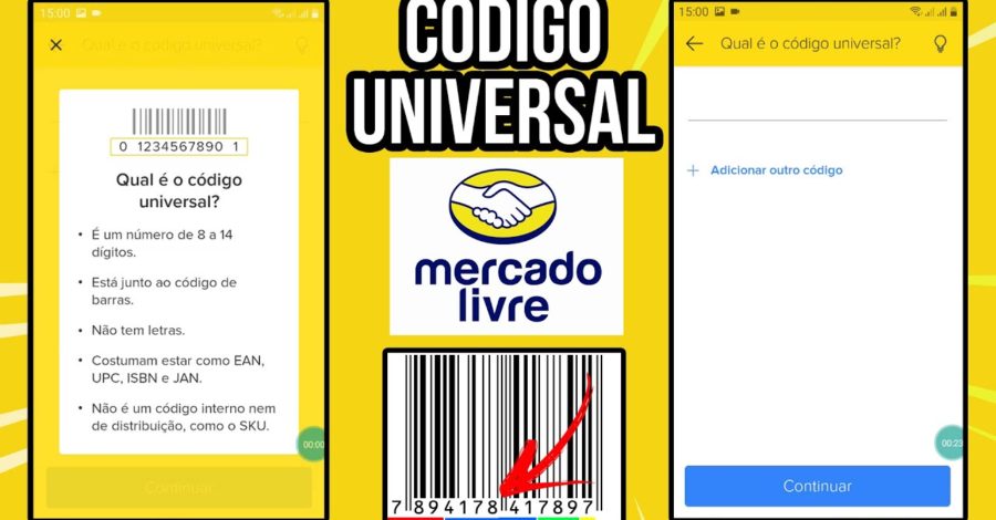 O QUE É CODIGO UNIVERSAL MERCADO LIVRE \ ONDE ACHAR OS NÚMEROS