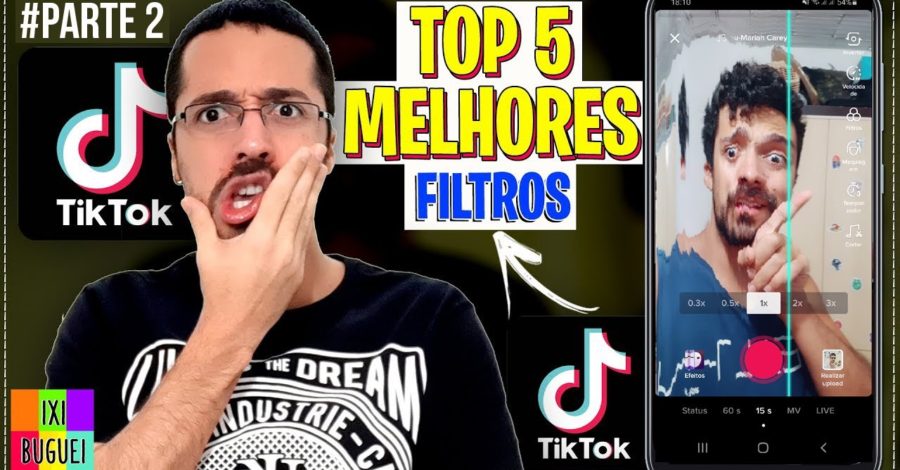 Top 5 Melhores FILTROS | EFEITOS do Tik Tok ( Parte 2 )