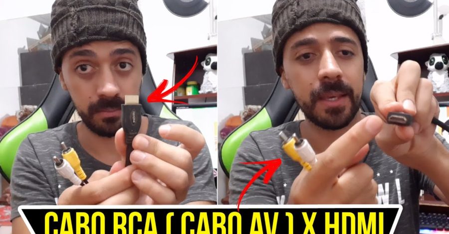 O QUE É CABO HDMI E CABO RCA ( CABO AV ) QUAL A DIFERENÇA ENTRE ELES ?