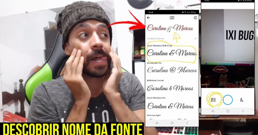 COMO SABER NOME DA FONTE DE UMA IMAGEM ( LETRA ) | DESCUBRA FÁCIL