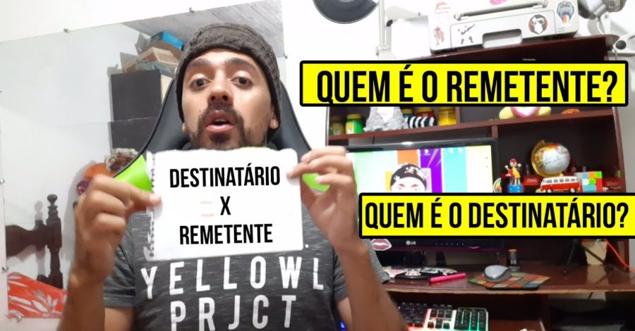 O QUE É DESTINATÁRIO E REMETENTE ( CORREIOS / CARTA / ENCOMENDA )