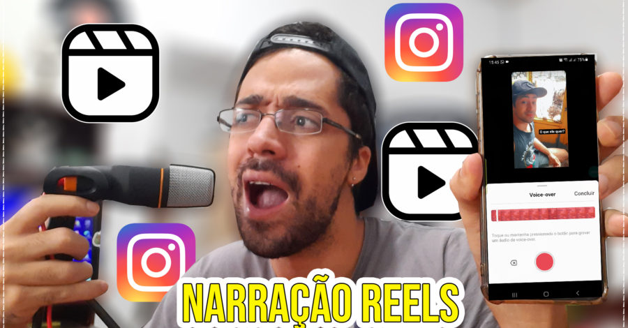 COMO GRAVAR NARRAÇÃO NO INSTAGRAM REELS / CRIAR NARRAÇÃO DE VOZ EM CIMA DO VÍDEO