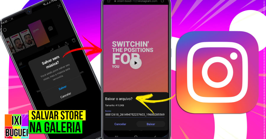 COMO SALVAR STORE COM MÚSICA DO INSTAGRAM NA GALERIA DO CELULAR 2021