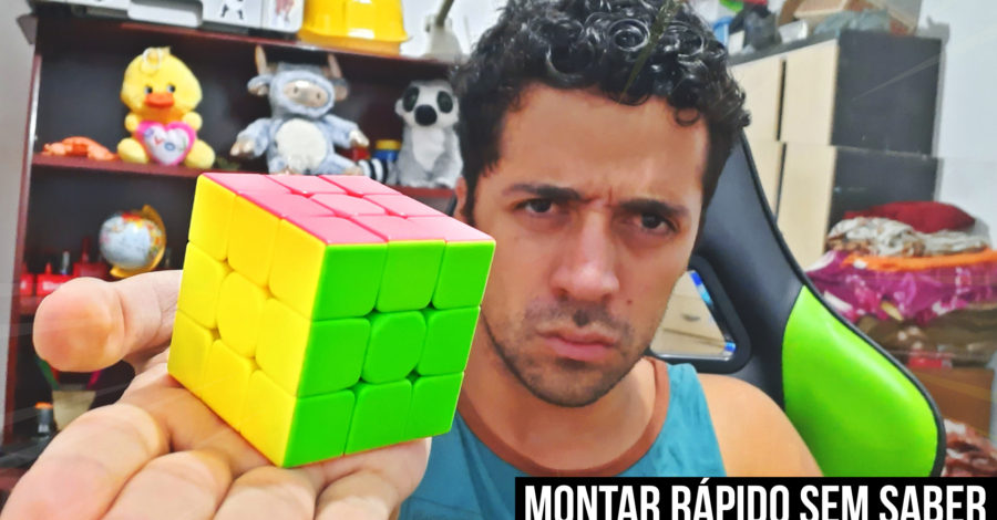 COMO RESOLVER QUALQUER CUBO MÁGICO SEM PENSAR MUITO E RÁPIDO ( PRA QUEM NÃO SABE NADA  IGUAL EU )
