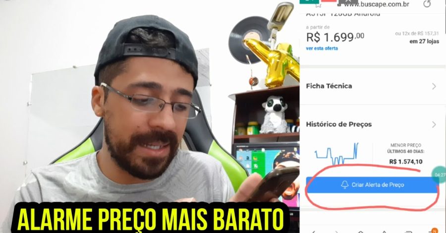 COMO COLOCAR ALERTA DE PREÇO NO BUSCAPÉ PRA COMPRAR PRODUTO MAIS BARATO