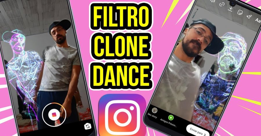 FILTRO NOVO CLONE DANCE NO INSTAGRAM COMO ACHAR E USAR ( SOMBRA LUZ COLORIDA )