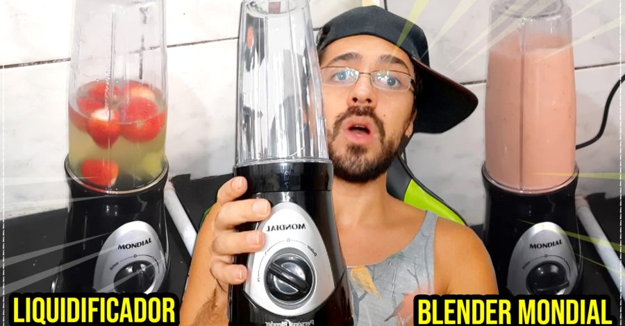 QUASE TUDO SOBRE O LIQUIDIFICADOR BLENDER MONDIAL PERSONAL ( COM 2 COPOS ) DG 01 / UNBOXING