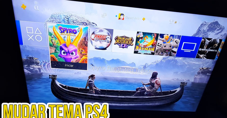 COMO MUDAR O TEMA DO PS4 / SALVAR TEMA NOVO GRÁTIS DA PLAYSTATION STORE /  MUDAR TEMA COR PADRÃO