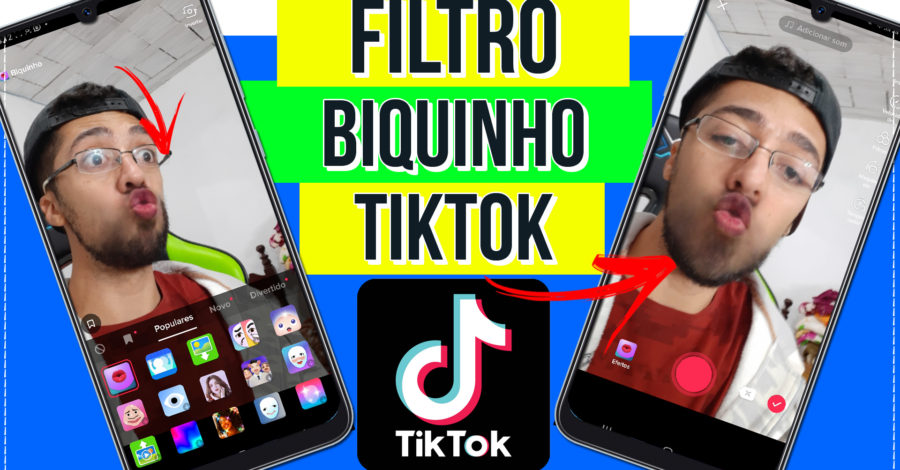 FILTRO BIQUINHO TIKTOK ( EFEITO FAZENDO BICO COM A BOCA COMO USAR / ENGRAÇADO )