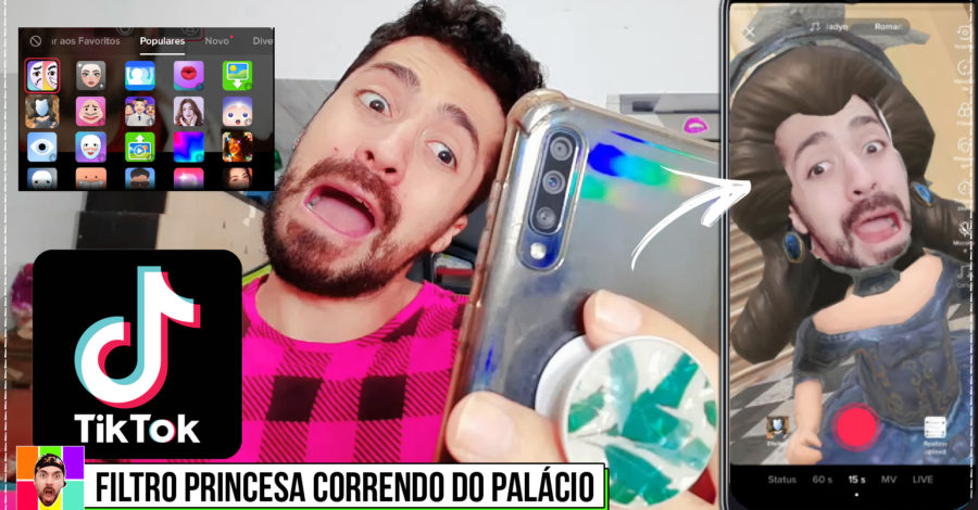 FILTRO PRINCESA CORRENDO NO PALÁCIO TIKTOK ( EFEITO / ENGRAÇADO 2021 )