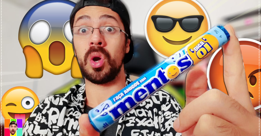 MENTOS EMOTICONS ( Com Desenho dos rostinhos nas Balas )