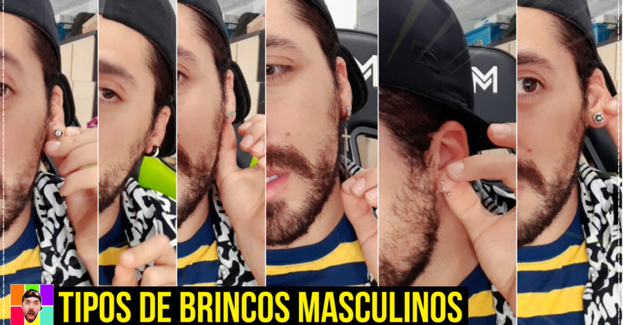 DICA: ALGUNS TIPOS DE BRINCOS MASCULINOS