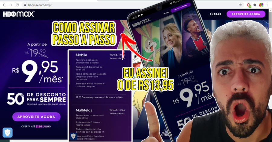COMO ASSINAR HBO MAX MENSAL PASSO A PASSO ( STREAMING )