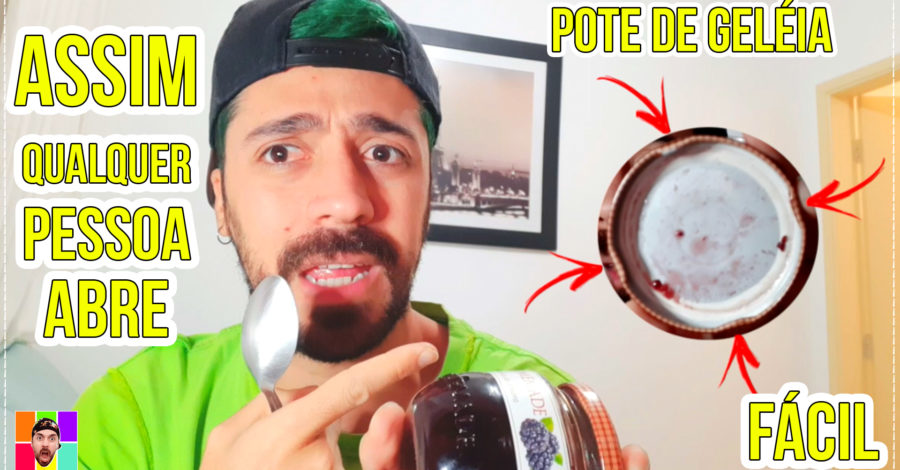 COMO ABRIR POTE DE GELEIA DE VIDRO RÁPIDO E FÁCIL