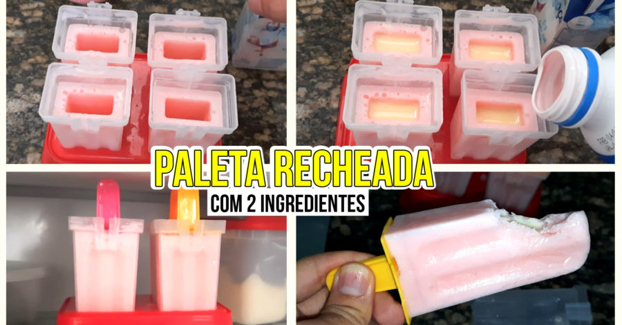COMO FIZ PALETA MEXICANA RECHEADA COM APENAS 2 INGREDIENTES