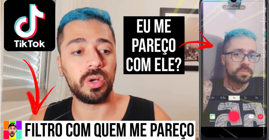 FILTRO COM QUEM ME PAREÇO NO TIKTOK | EFEITO QUE MOSTRA COM QUE FAMOSO, PESSOA ME PAREÇO – COMO USAR