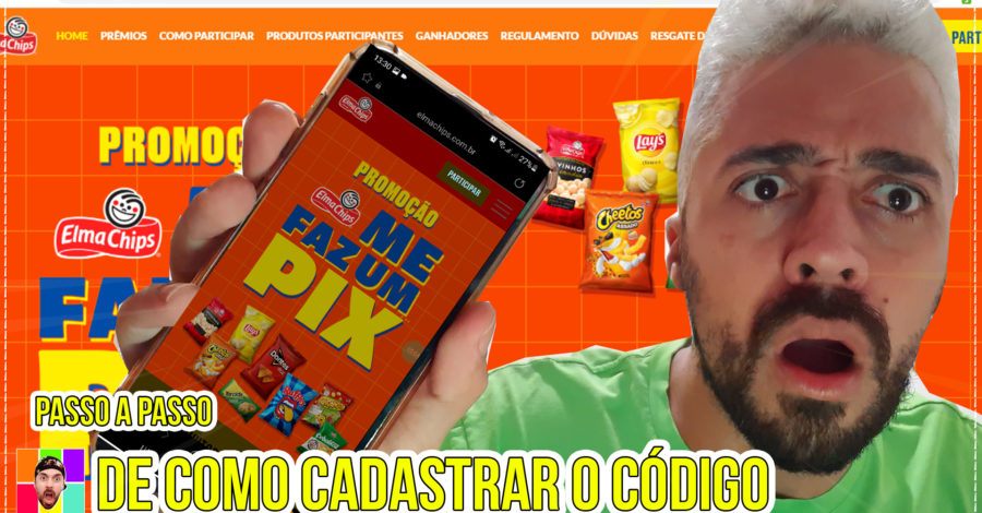 COMO CADASTRAR NA PROMOÇÃO ME FAZ UM PIX DA ELMA CHIPS SALGADINHO